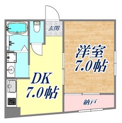 鶯橋マンションの物件間取画像